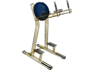 Leg Raise Machine 3D Model