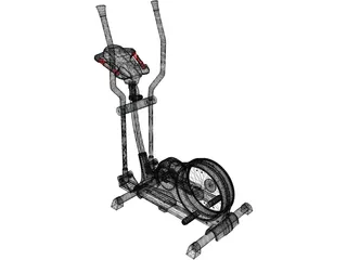 Treadmill Kettler 3D Model