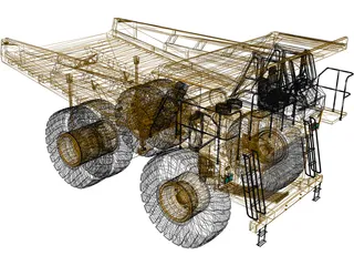 Caterpillar 777D 3D Model