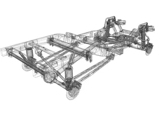 Suspension Independnt Lifted Kit 3D Model