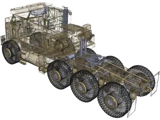 M1070 Motrice Oshkosh 3D Model