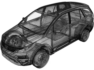 Tata Hexa (2016) 3D Model