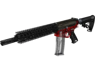 AR-15 3D Model