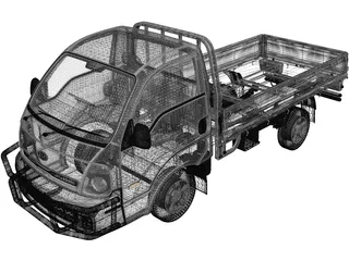 Kia K2700 Bongo Simple Cab (2014) 3D Model