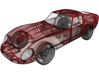 Ferrari 250 GTO (1962) 3D Model