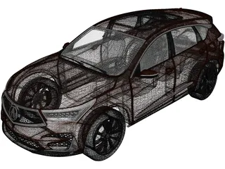 Acura RDX (2018) 3D Model
