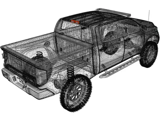 Toyota Tundra [Lifted] (2020) 3D Model