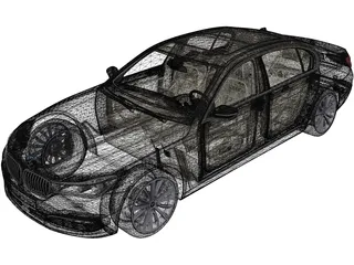 BMW 7-Series (2016) 3D Model