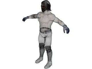 Aj Styles Fighter 3D Model