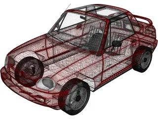 Suzuki X-90 (1996) 3D Model