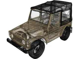 Suzuki Jimny (1977) 3D Model