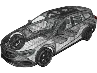 Opel Insignia Country Tourer (2017) 3D Model
