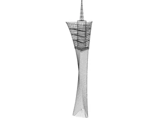 Airport Tower 3D Model