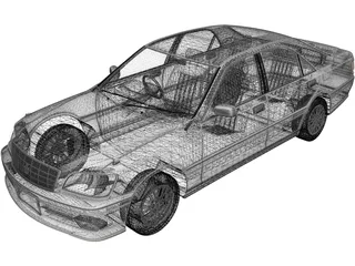 Toyota Crown S170 (2001) 3D Model