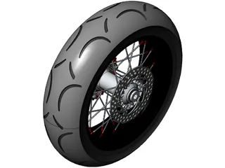 Wheel 5,0x17 3D Model