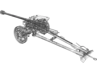 PAK 40 3D Model