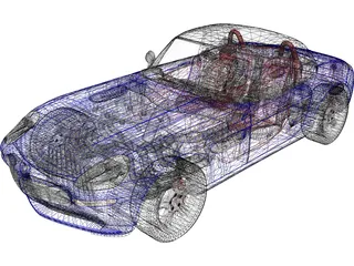 BMW Z8 Convertible 3D Model