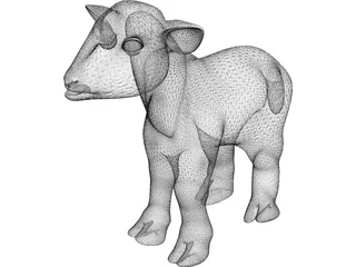 Little Lamb 3D Model