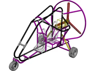 Powered Parachute  3D Model