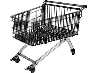 Shopping Cart 3D Model