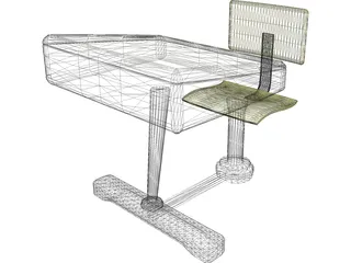 Desk 3D Model