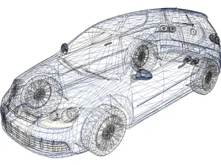 Volkswagen Golf V R32 3D Model