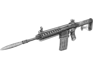 AR-15 3D Model