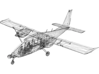 Vulcanair P.68 Observer 3D Model