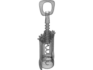 Cork Screw 3D Model