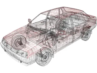 VAZ 21099 3D Model