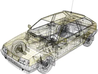 VAZ 2108 3D Model