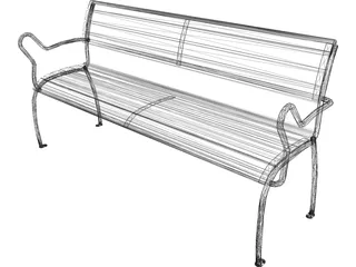 Bench 3D Model