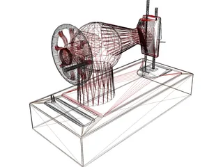 Zinger Toy Wewing Machine 3D Model