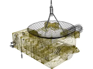 Ulysses ESA Sun Probe 3D Model