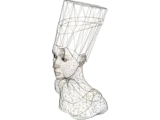 Nefertiti Head 3D Model
