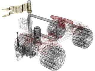 LEGO Car 3D Model