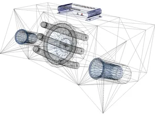 Kenwood Subwoofer 3D Model