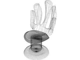 Hand Chair 3D Model