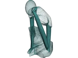 Abstract Moods Sculpture 3D Model