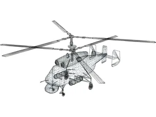 Kamov Ka-25 Hormone 3D Model