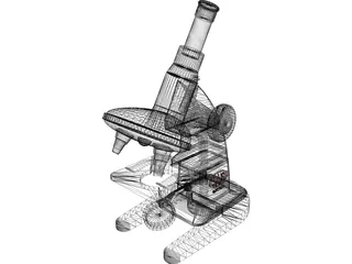 Microscope 3D Model