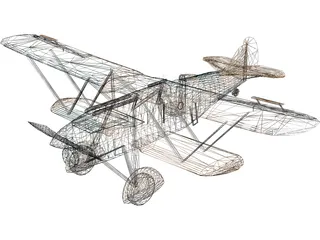 Fiat CR.32 3D Model