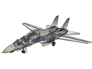 F-14A Tomcat 3D Model