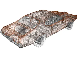 Pontiac GTO (1969) 3D Model