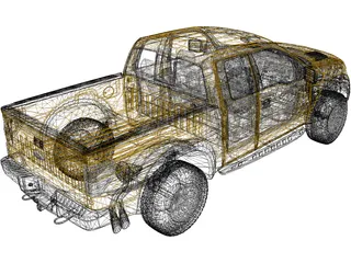 Ford SVT Raptor (2014) 3D Model