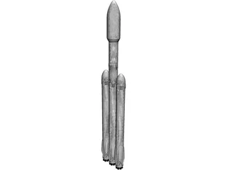 Falcon 9 Rocket 3D Model