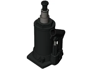 Hydraulic Jack 3D Model