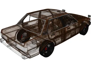 Toyota Corolla DX 3D Model