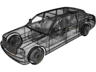 Toyota Century Royal (2006) 3D Model