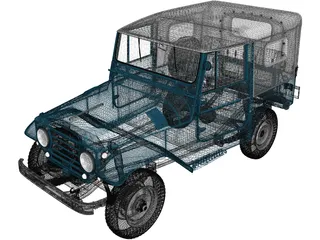 Toyota Land Cruiser [J20] (1958) 3D Model